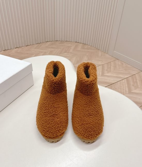 Prada Wool Lined Comfortable Fashion Ankle Boots Soft Sole