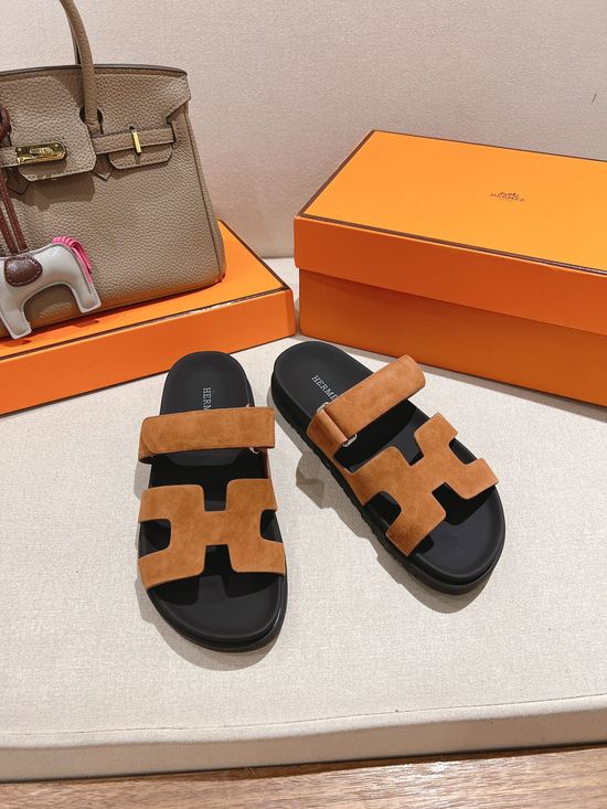 Hermes Comfortable Non Slip Casual Open Toe Slides
