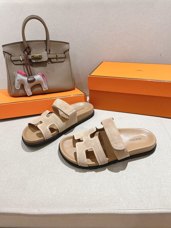 Hermes Classic Non Slip Casual Open Toe Slide Sandals