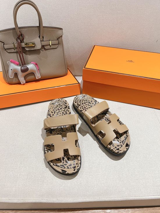 Hermes Classic Non Slip Casual Open Toe Slide Sandals