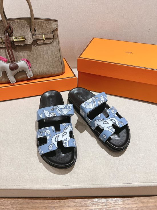 Hermes Classic Non Slip Casual Open Toe Slide Sandals