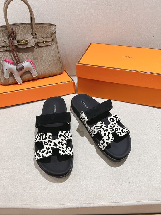 Hermes Classic Non Slip Casual Open Toe Slide Sandals