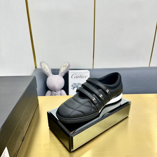 Chanel Soft Quilted Leather Casual Sneakers Comfortable Versatile