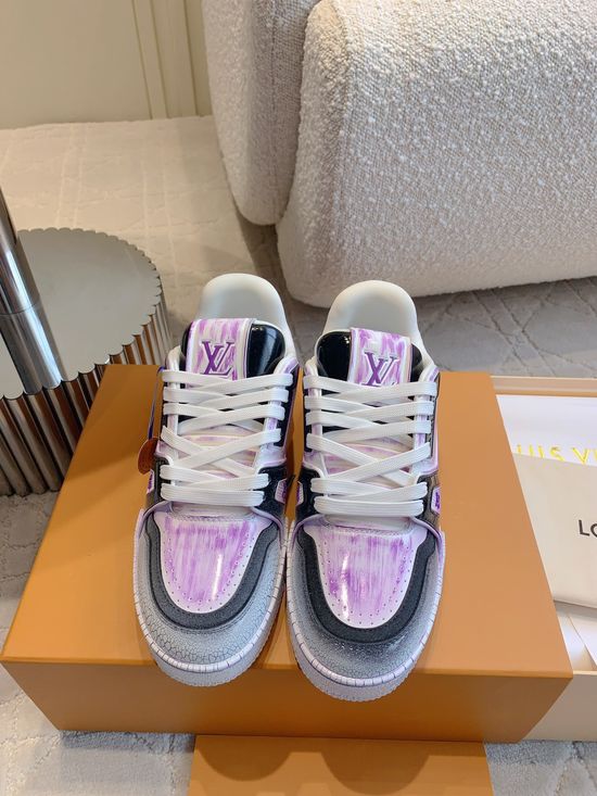 Louis Vuitton Premium Classic Retro Casual Skateboard Sneakers