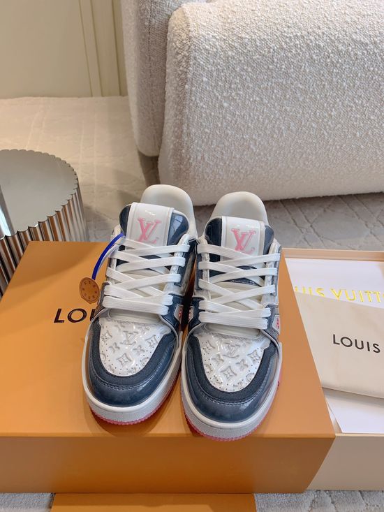 Louis Vuitton Premium Classic Retro Casual Skateboard Sneakers