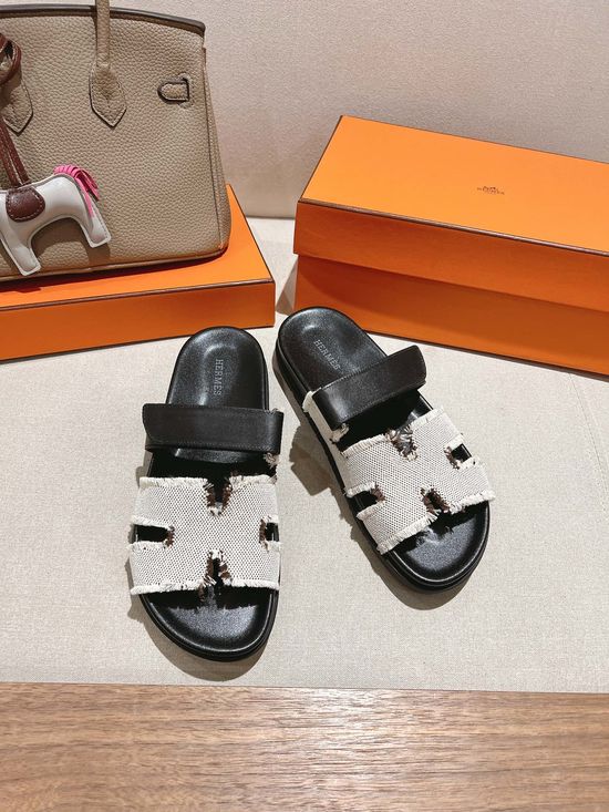 Hermes Premium Anti Slip Daily Open Toe Slides