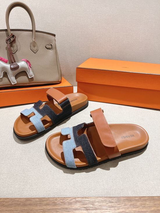 Hermes Premium Anti Slip Daily Open Toe Slides