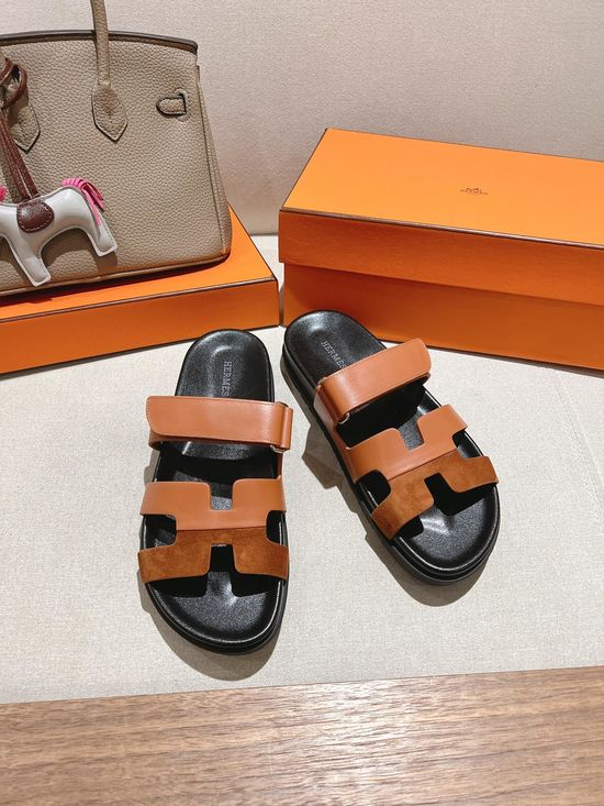 Hermes Premium Anti Slip Daily Open Toe Slides