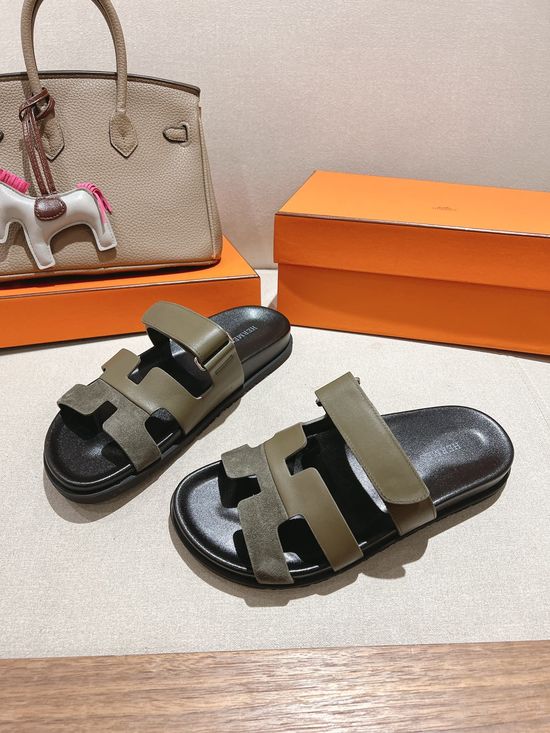 Hermes Premium Anti Slip Daily Open Toe Slides