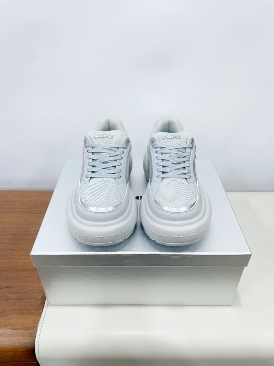 SMFK Embossed Platform Sneakers Non-slip Comfortable Casual Shoes