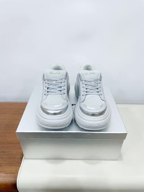 SMFK Embossed Platform Sneakers Non-slip Comfortable Casual Shoes