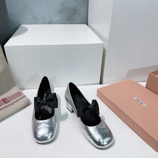 Miu Miu Patent Leather Mary Jane Shoes with Bow Detail