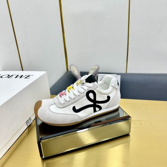 Loewe Retro Style Low Top Casual Training Sneakers