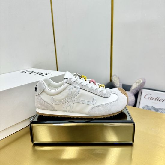 Loewe Retro Style Low Top Casual Training Sneakers