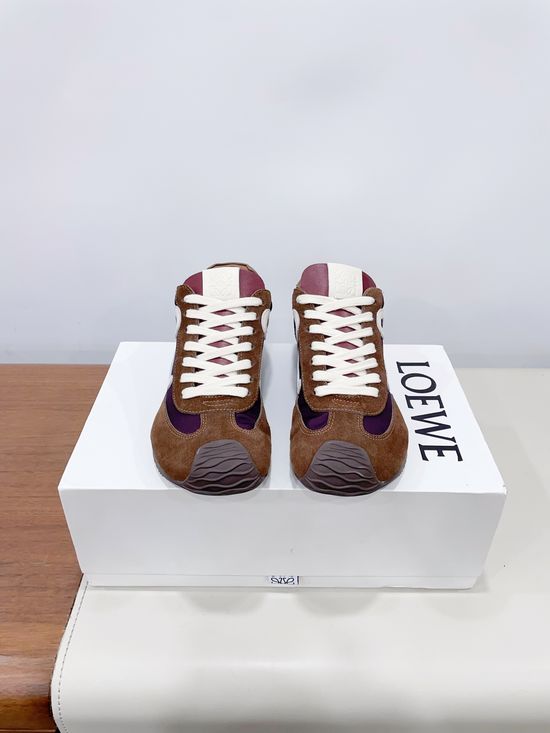 Loewe Minimalist Stitching Casual Sneakers Lightweight Breathable Non-slip Shoes