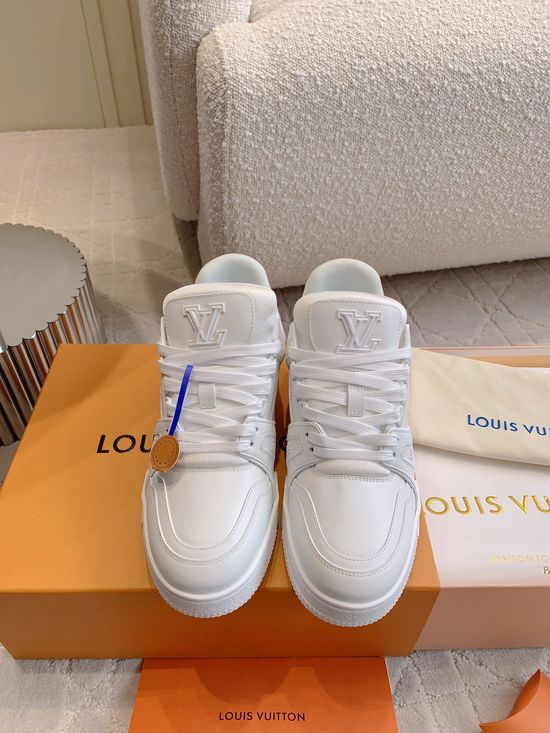 Louis Vuitton Premium Classic Casual Fashion Skate Board Shoes