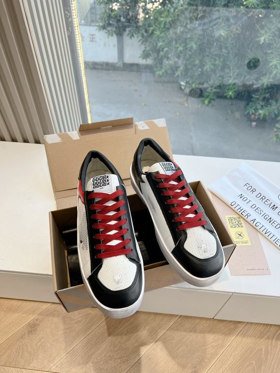 Golden Goose Vintage Distressed Comfortable Casual Walking Sneakers