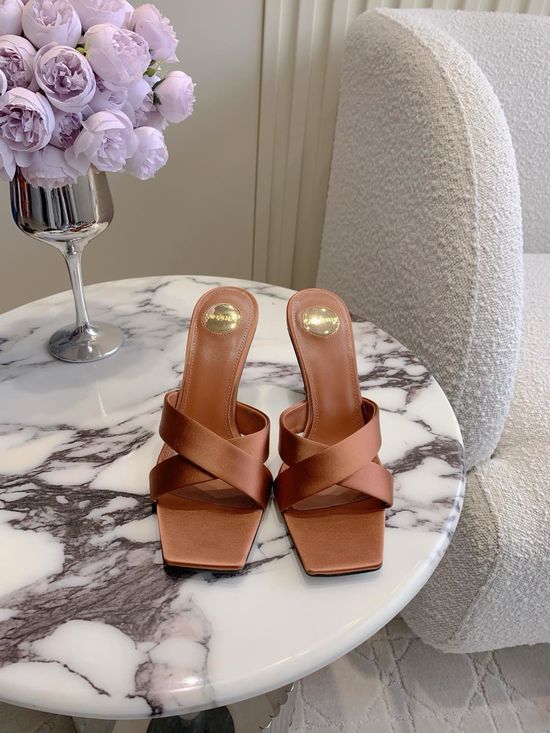 Yves Saint Laurent Sophisticated Alphabet-Heel High-Heel Shoes