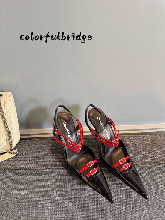 Christian Louboutine Elegant Patent Leather High Heels With Cow Sole