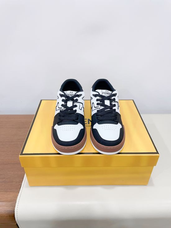 Fendi Vintage Design Casual Sneakers Comfortable Soft Sole Daily Shoes