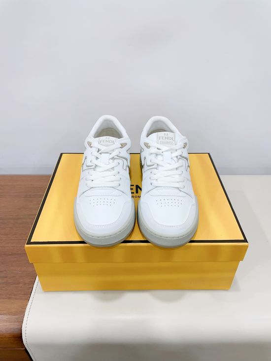 Fendi Vintage Design Casual Sneakers Comfortable Soft Sole Daily Shoes