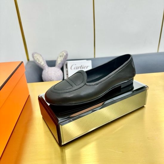Hermes Handcrafted Genuine Leather Comfortable Casual Loafers