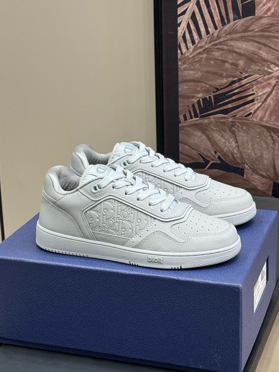 Christian Dior Suede And Leather Patchwork Comfortable Fashion Sneakers