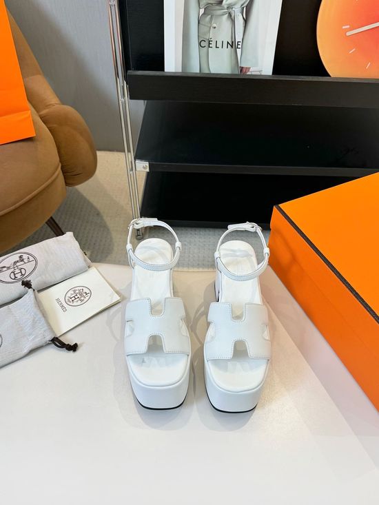 Hermes Wedge Heel Platform Comfortable Non-slip Casual Sandals