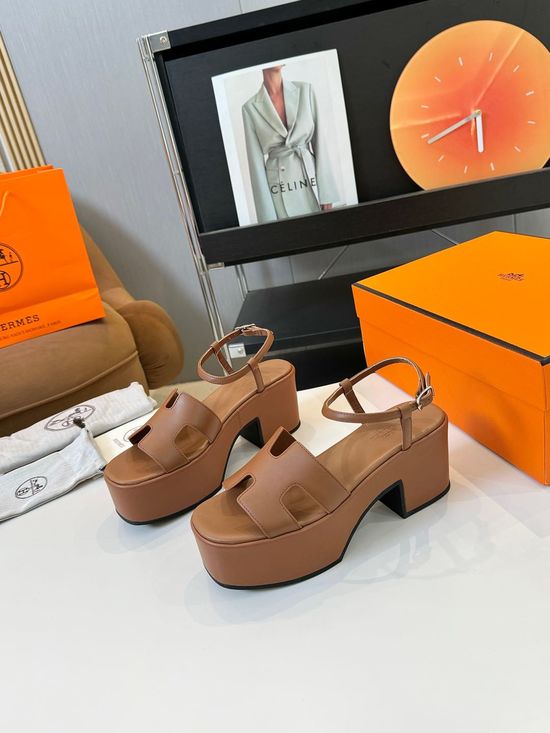 Hermes Wedge Heel Platform Comfortable Non-slip Casual Sandals