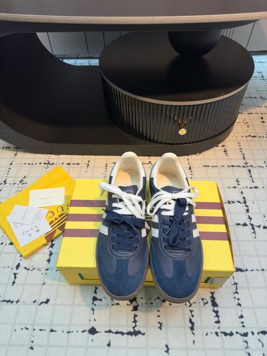 Gucci Lace-up Retro Casual Shoes Soft Sole Comfortable Training Sneakers