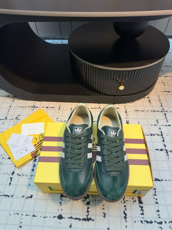 Gucci Lace-up Retro Casual Shoes Soft Sole Comfortable Training Sneakers
