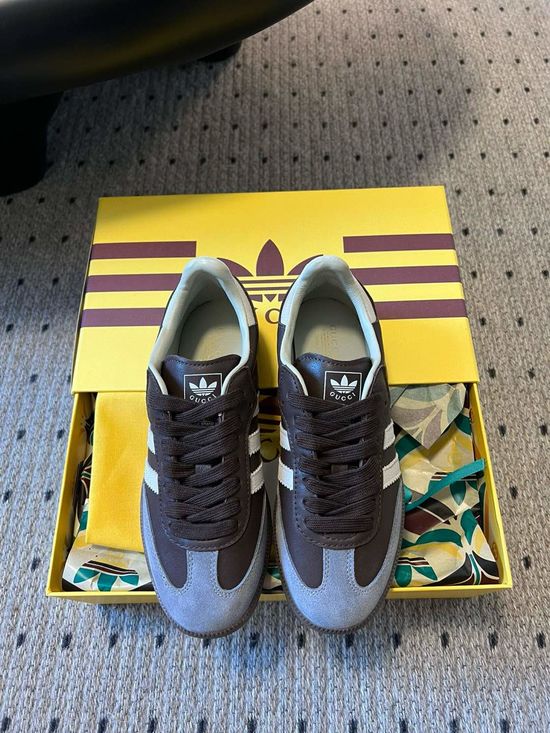 Gucci Co-branded Striped Casual Shoes Comfortable Lightweight Sneakers