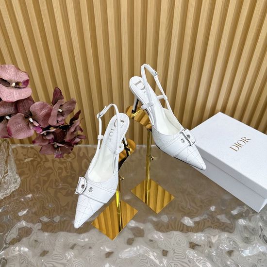 Christian Dior Classic Embroidered High Heels with Sophisticated Flair