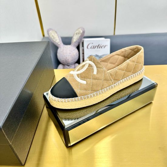 Chanel Casual Denim Espadrille Mules Slip On Comfort Shoes
