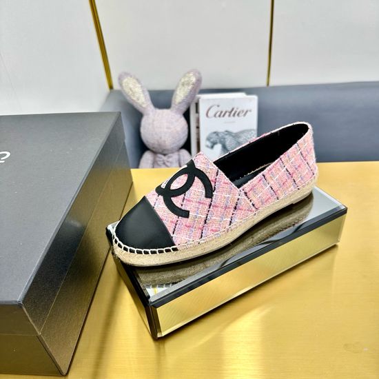 Chanel Classic Espadrilles Slip On Casual Comfortable Shoes