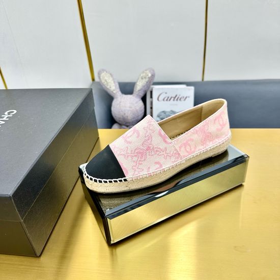 Chanel Classic Espadrilles Slip On Casual Comfortable Shoes