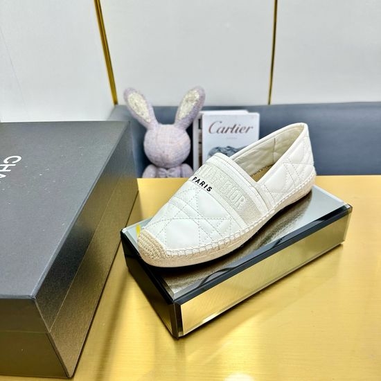Christian Dior CD Embroidered Espadrilles Casual Lightweight Flat Shoes
