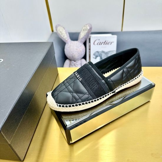 Christian Dior CD Embroidered Espadrilles Casual Lightweight Flat Shoes