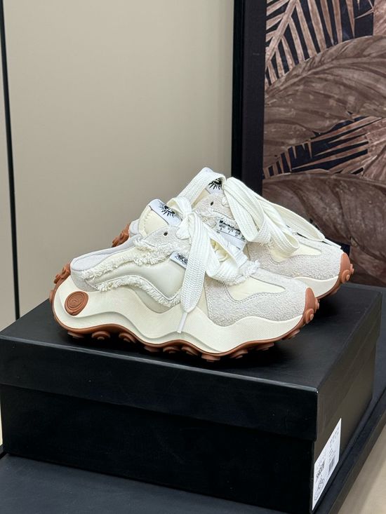 Heyday Thick Sole Slip On Mule Trainer Shoes With Height Boost