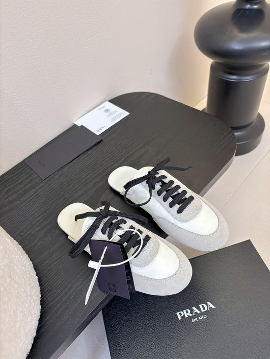 Prada Suede Slip On Casual Comfortable Walking Sneakers