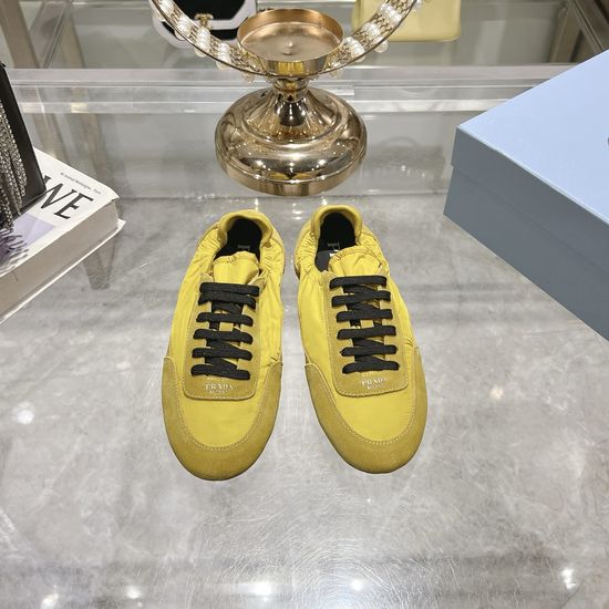 Prada Suede Casual Sneakers Lightweight Comfortable Walking Footwear