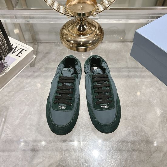 Prada Suede Casual Sneakers Lightweight Comfortable Walking Footwear