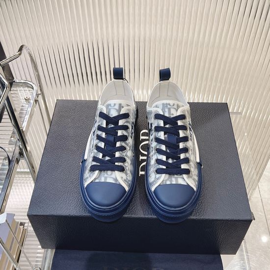 Christian Dior Premium Floral Mesh High-top Sneakers Breathable Comfort