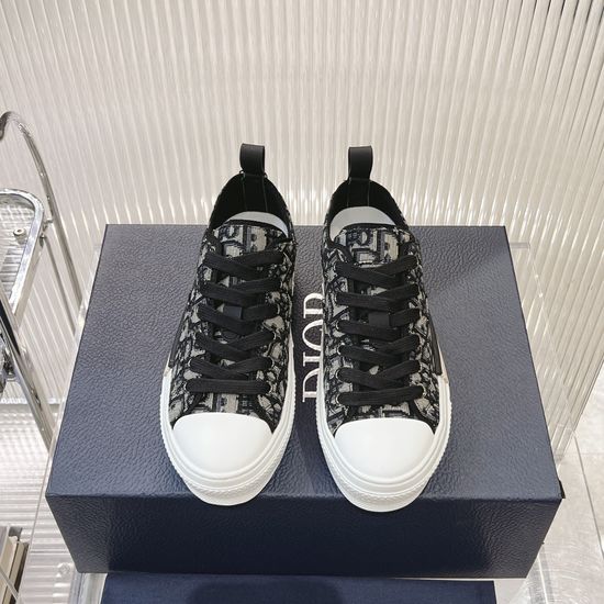 Christian Dior Premium Floral Mesh High-top Sneakers Breathable Comfort