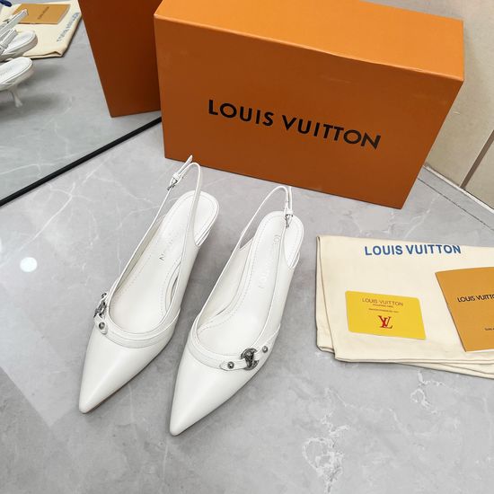 Louis Vuitton Sheepskin Upper Sandals with Genuine Leather Sole