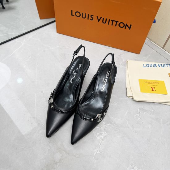 Louis Vuitton Sheepskin Upper Sandals with Genuine Leather Sole