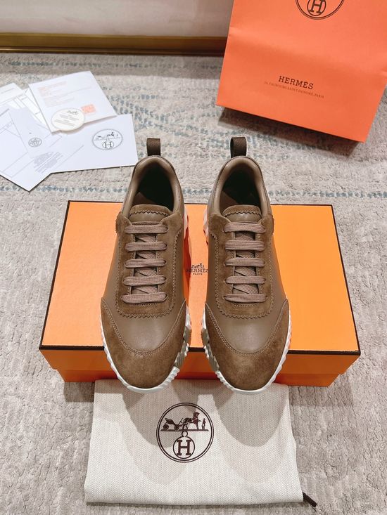 Hermes Color Block Lightweight Comfortable Casual Sneakers