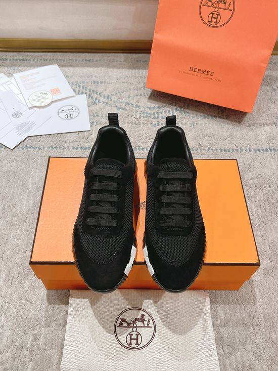 Hermes Color Block Lightweight Comfortable Casual Sneakers