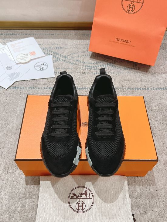 Hermes Color Block Lightweight Comfortable Casual Sneakers