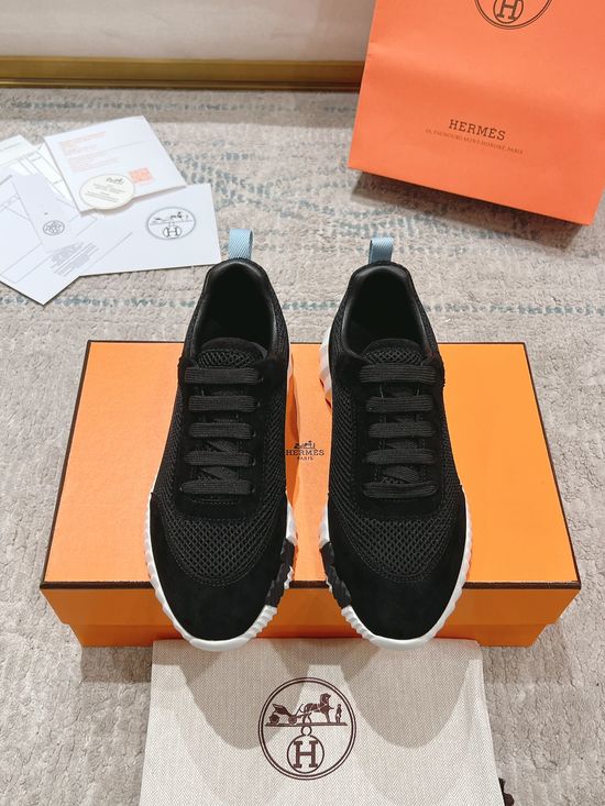 Hermes Color Block Lightweight Comfortable Casual Sneakers